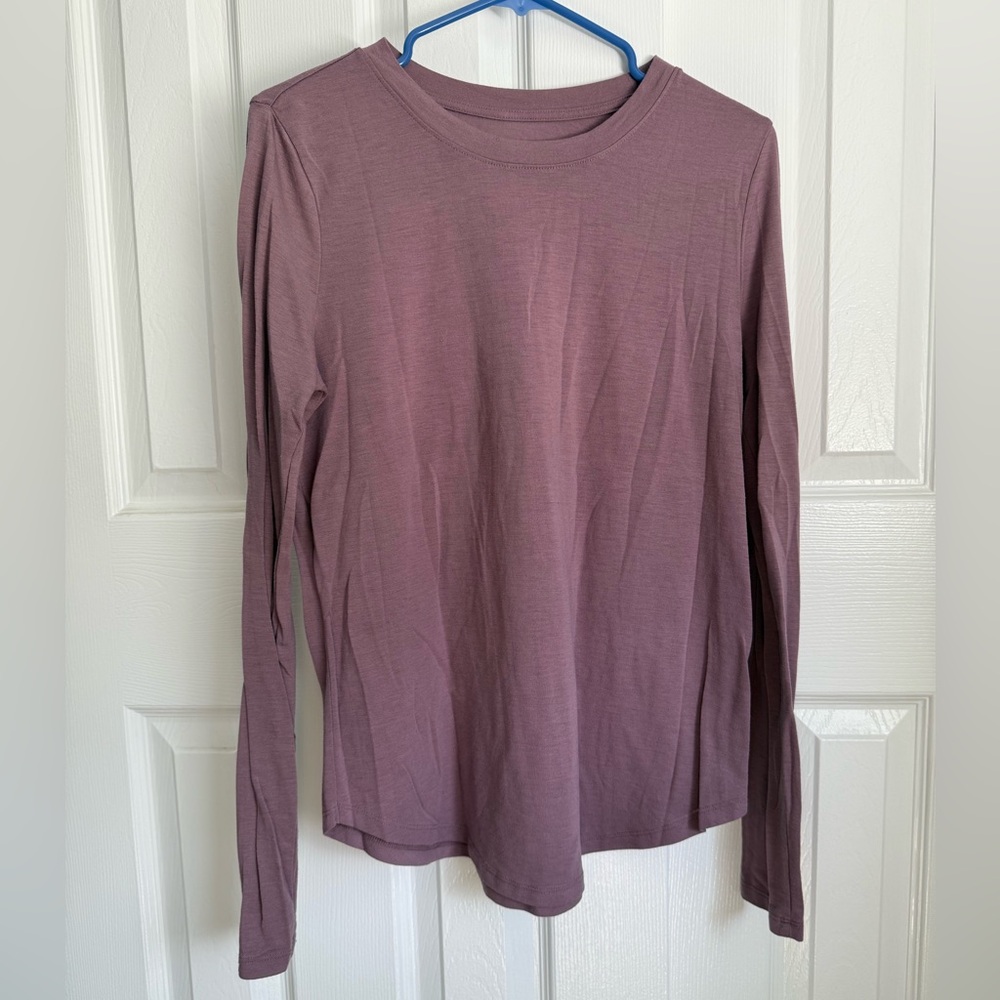 SO Mauve Fitted Long Sleeve Tee